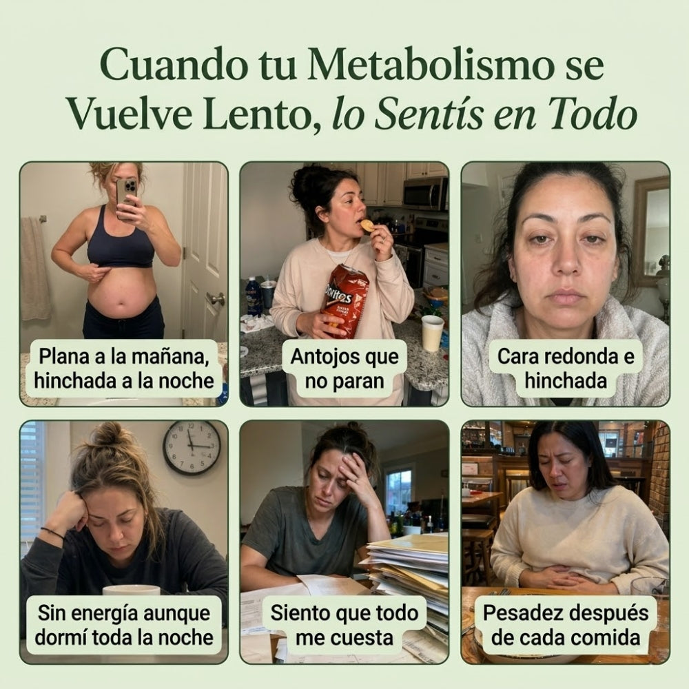 Femme Metabolismo Activo | Combate la hinchazón & Recupera tu vientre plano.